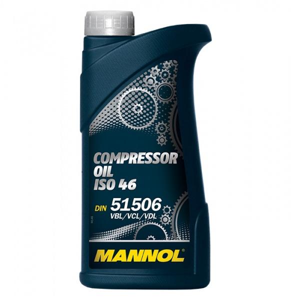 2901 MANNOL COMPRESSOR OIL ISO 46 1 л. Минеральное масло для воздушных компрессоров 
