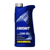 7510 MANNOL FAVORIT 15W50 1 л. Полусинтетическое моторное масло 15W-50