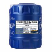 2203 MANNOL HYDRO HV ISO 68 20 л. Гидравлическое масло с высоким индексом вязкости
