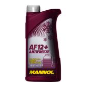 4012 MANNOL ANTIFREEZE LONGLIFE AF12+ 1 л. Готовый раствор охлаждающей жидкости антифриз красный 