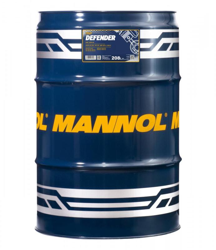 7507 MANNOL DEFENDER 10W40 208 л. Полусинтетическое моторное масло 10W-40