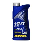7202 MANNOL 4-TAKT PLUS 10W40 1 л. Полусинтетическое моторное масло для мотоциклов 10W-40